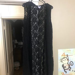 LulaRoe joy sleeveless cover up
